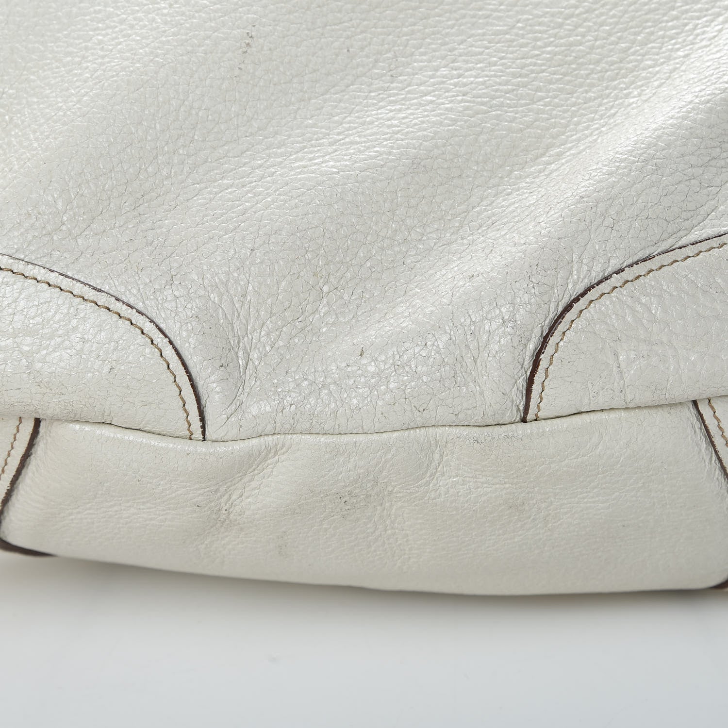 Prada Cervo Lux Chain Shoulder Bag Talco 14 of 20