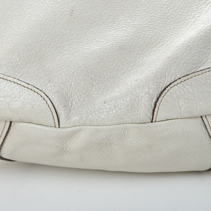 Prada Cervo Lux Chain Shoulder Bag Talco 14 of 20