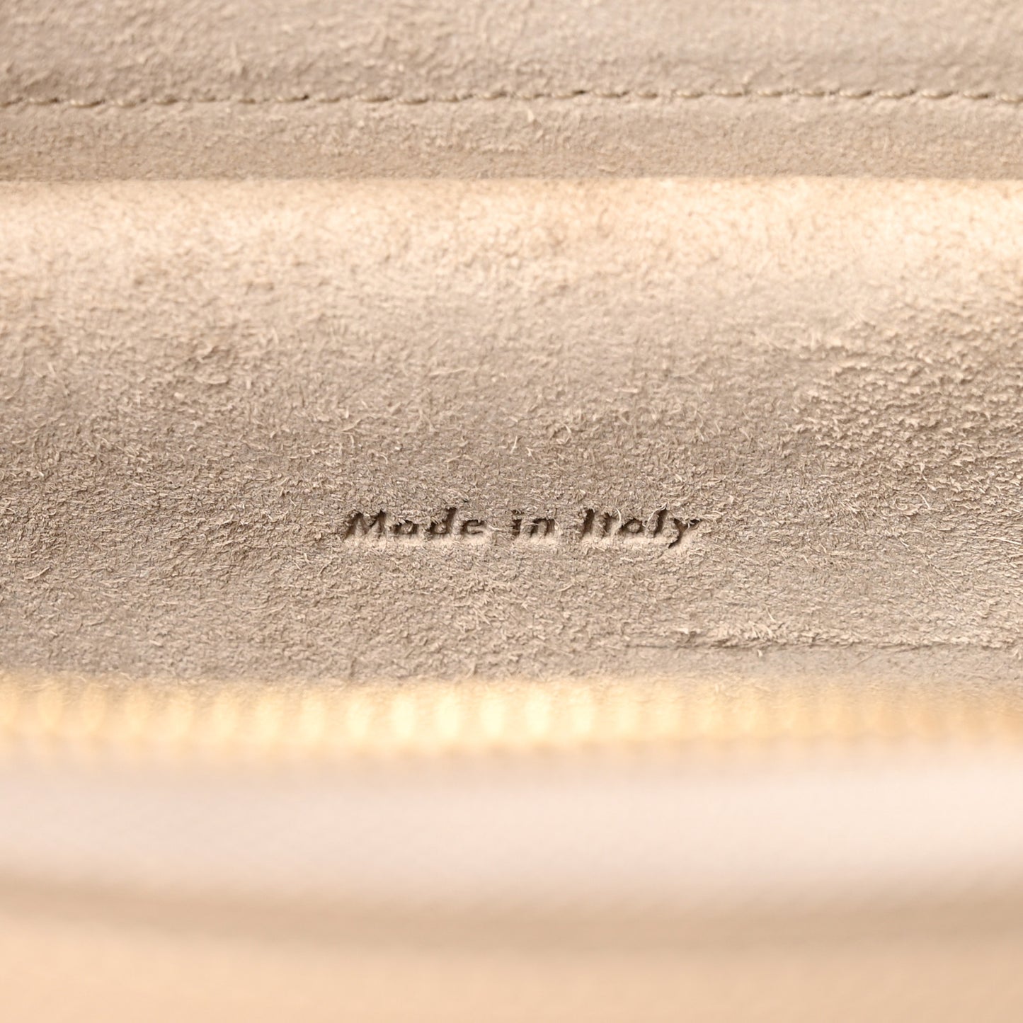Grained Calfskin Mini Belt Bag Light Taupe