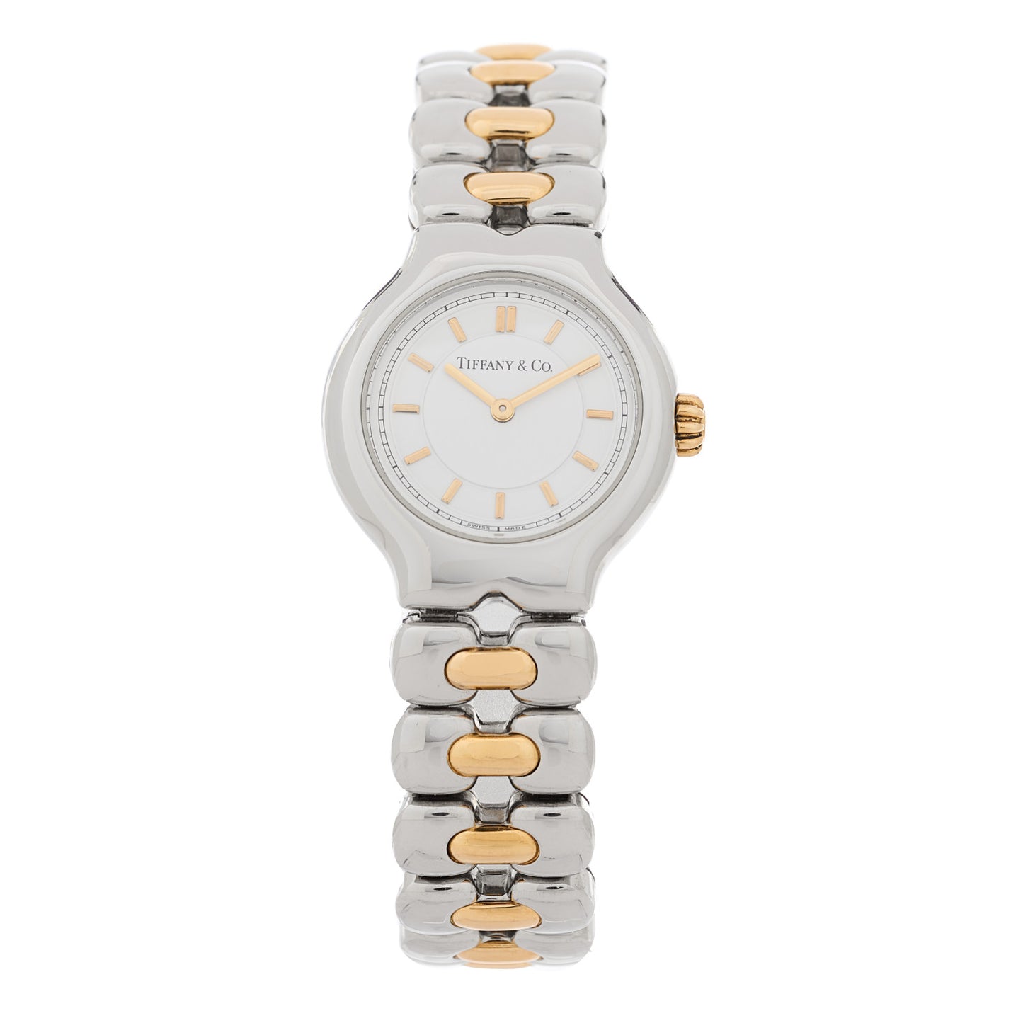 Stainless Steel 18K Yellow Gold 24mm Tesoro Quartz Watch