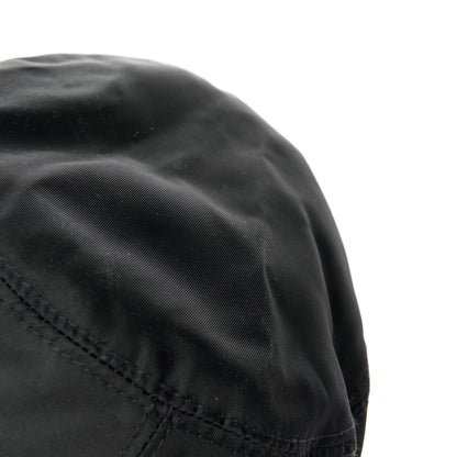 Prada Re-Nylon Metal Triangle Logo Womens Bucket Hat M Black 9 of 9