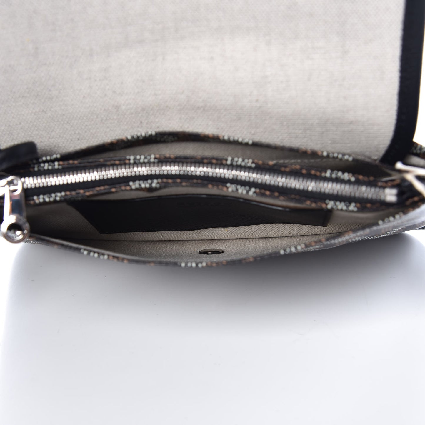 Goyardine Plumet Wallet Clutch Black