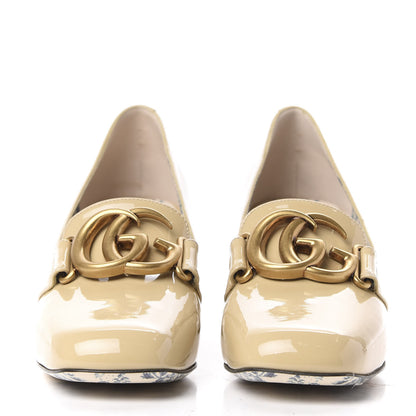 Gucci Vernice GG Victoire 55mm Loafer Pumps 37 Sand Storm 2 of 11