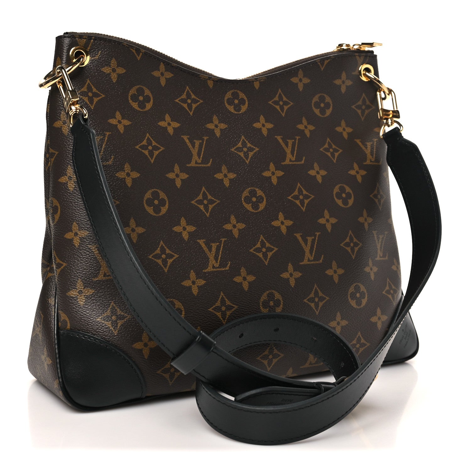 Louis Vuitton Monogram Odeon MM Black 3 of 9