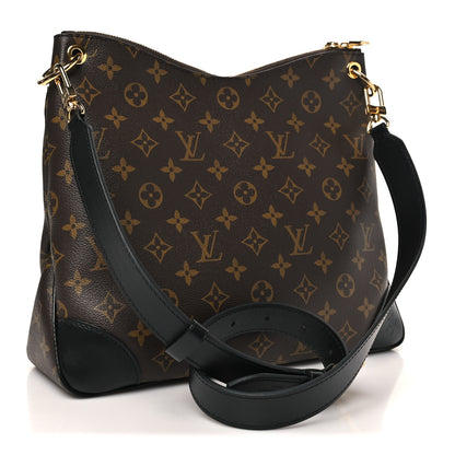 Louis Vuitton Monogram Odeon MM Black 3 of 9