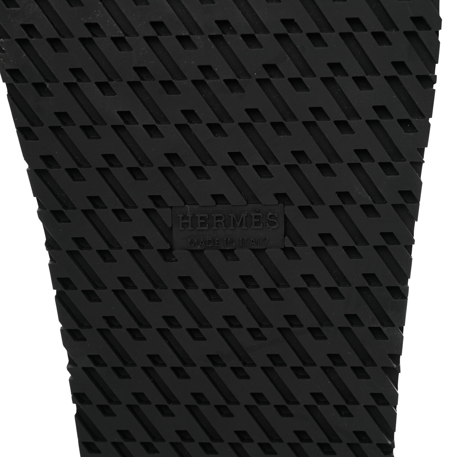 Hermes Calfskin Womens Chypre Sandals 40.5 Black 6 of 9