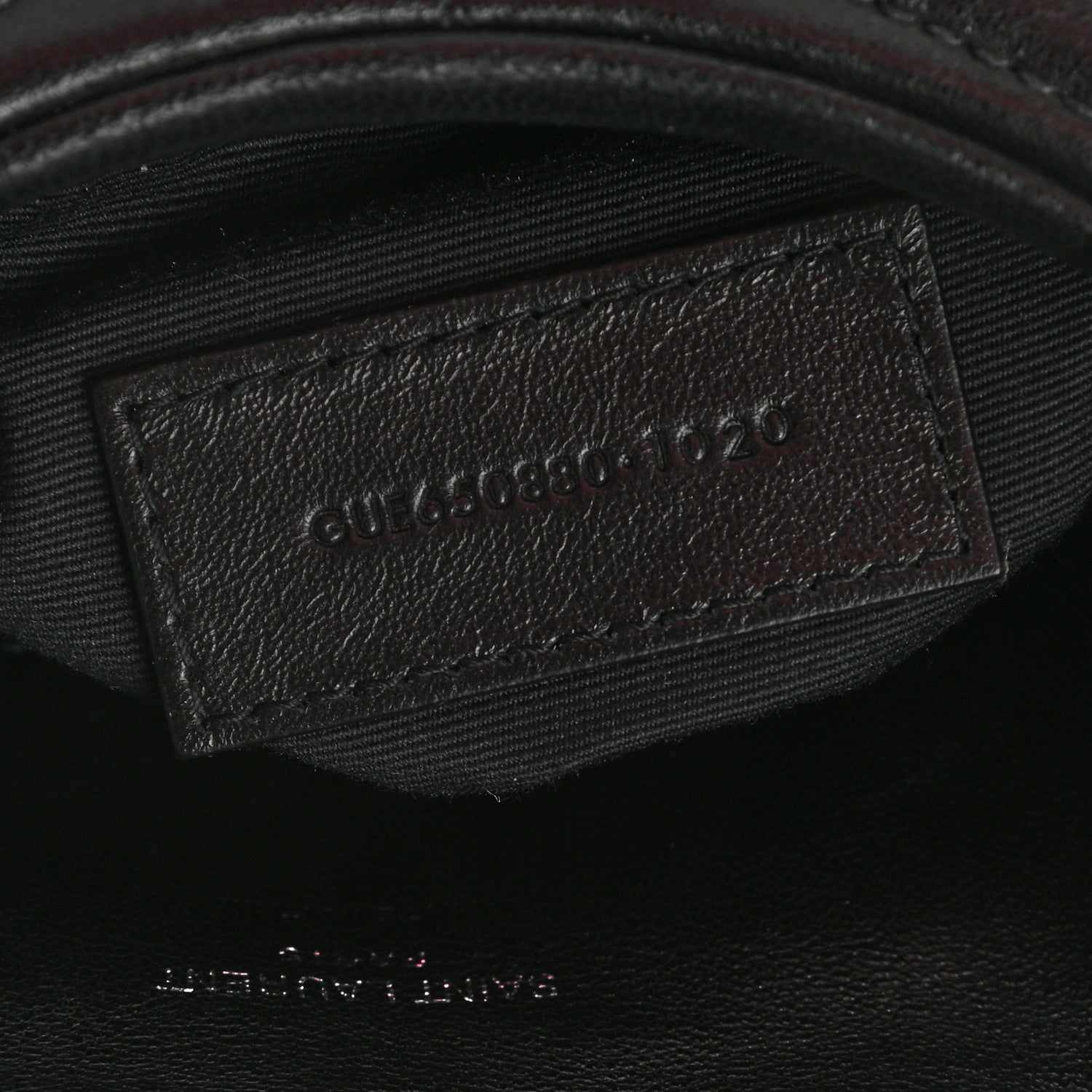 Saint Laurent Lambskin Monogram Loulou Puffer Pouch Clutch Black 8 of 8