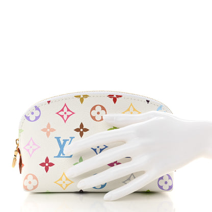 Louis Vuitton LV x TM Monogram Multicolor Cosmetic Pouch PM White 2 of 10