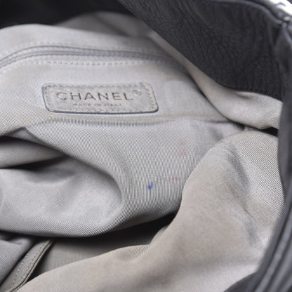 Chanel Lambskin Igloo Drawstring Tote Black 8 of 11