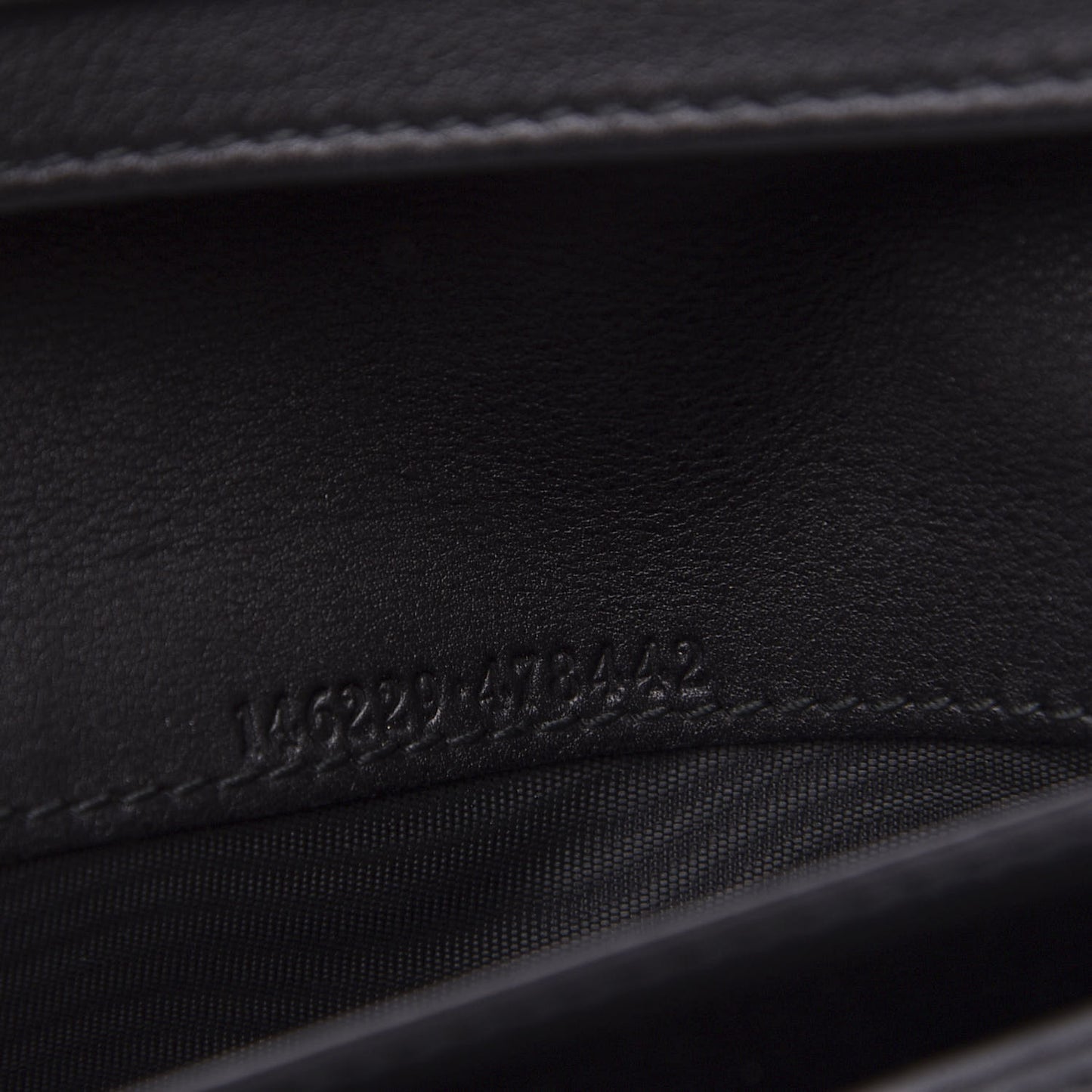 Guccissima Continental Flap Wallet Black