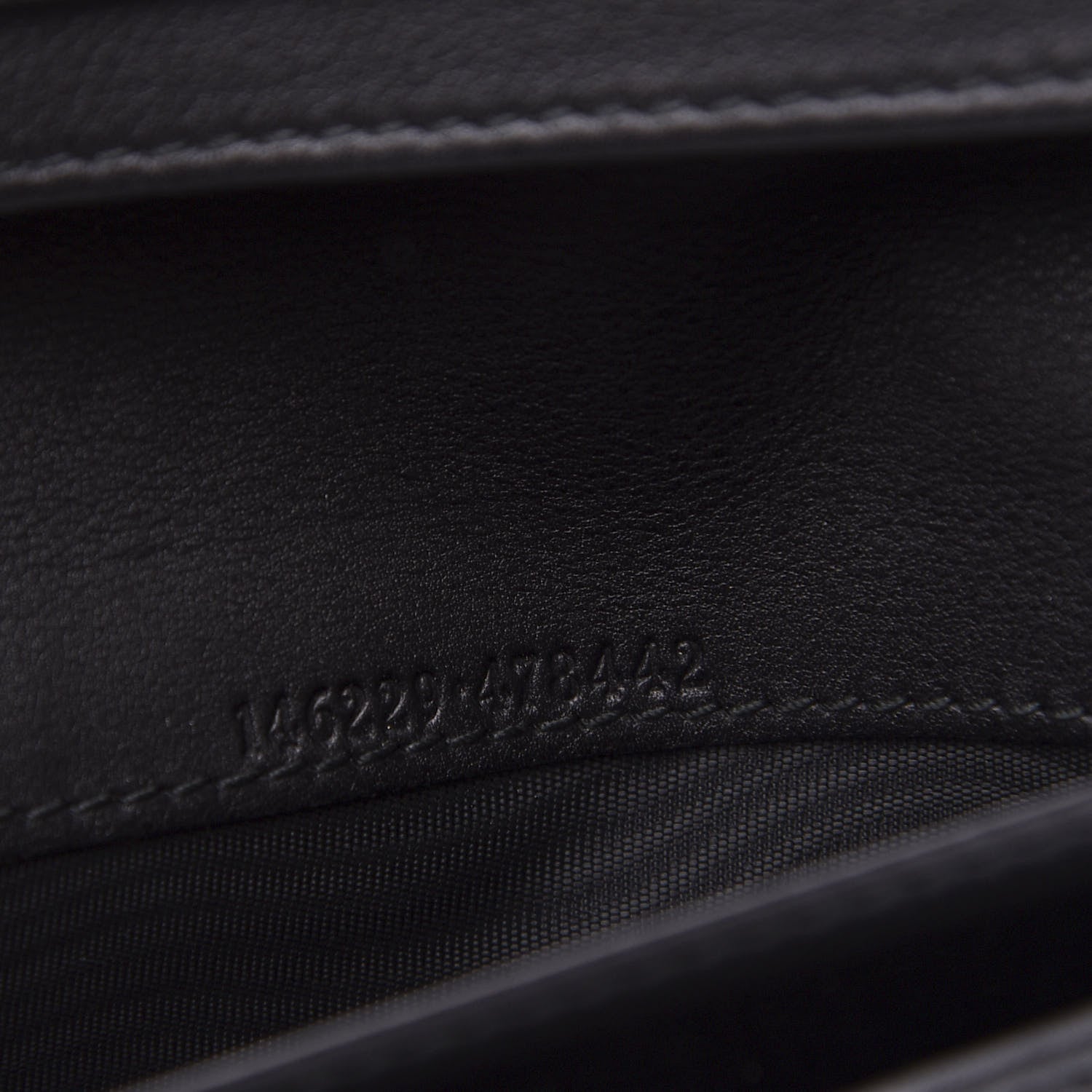 Gucci Guccissima Continental Flap Wallet Black 6 of 8