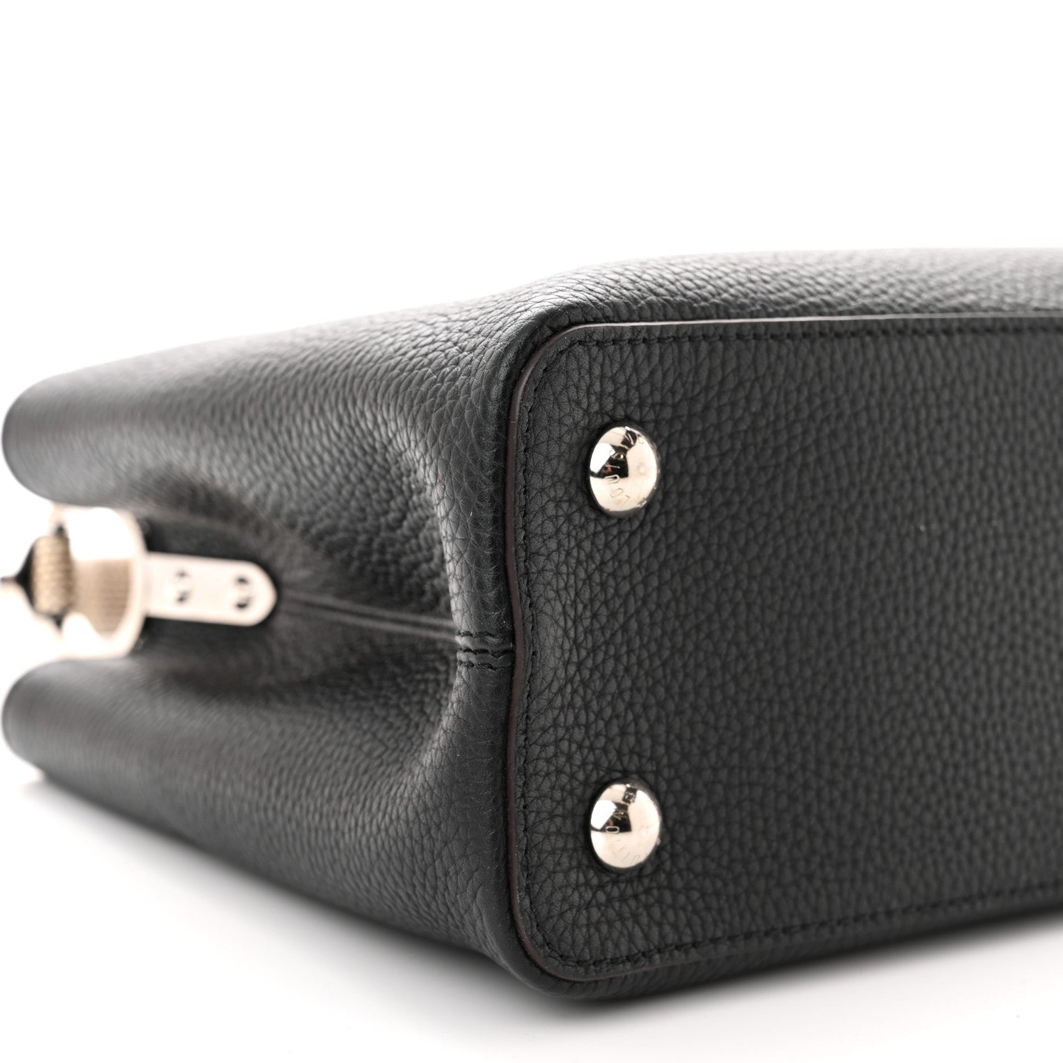 Louis Vuitton Taurillon Ayers Capucines PM Black 8 of 9