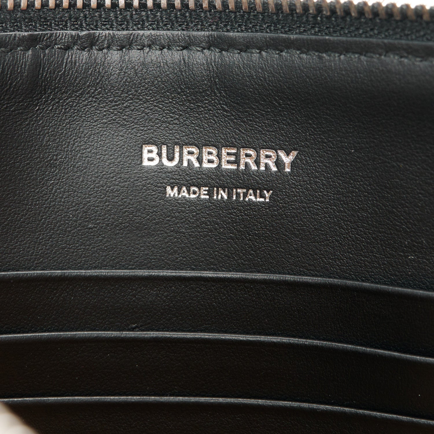 Burberry Grained Calfskin Peyton TB Crossbody Bag Black 6 of 11