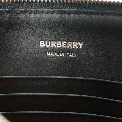 Burberry Grained Calfskin Peyton TB Crossbody Bag Black 6 of 11