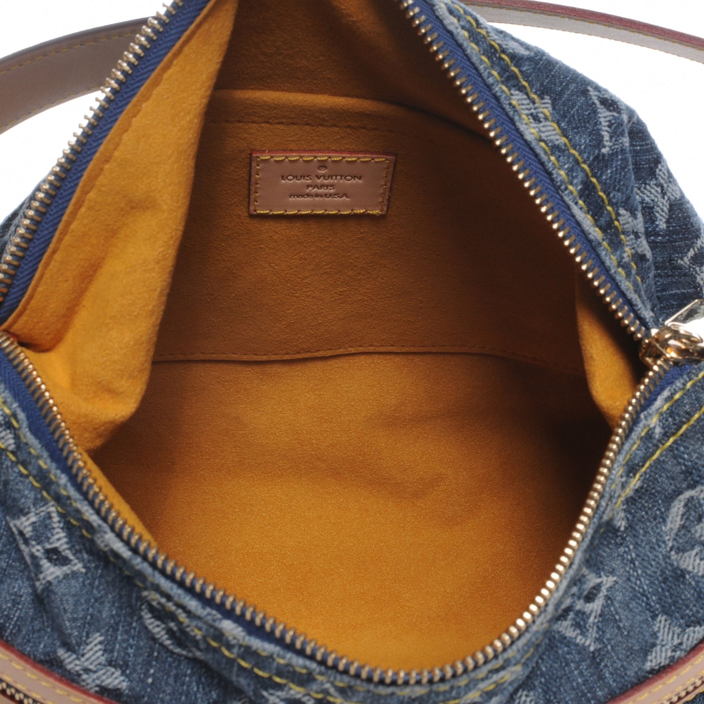 Monogram Denim Baggy PM Blue