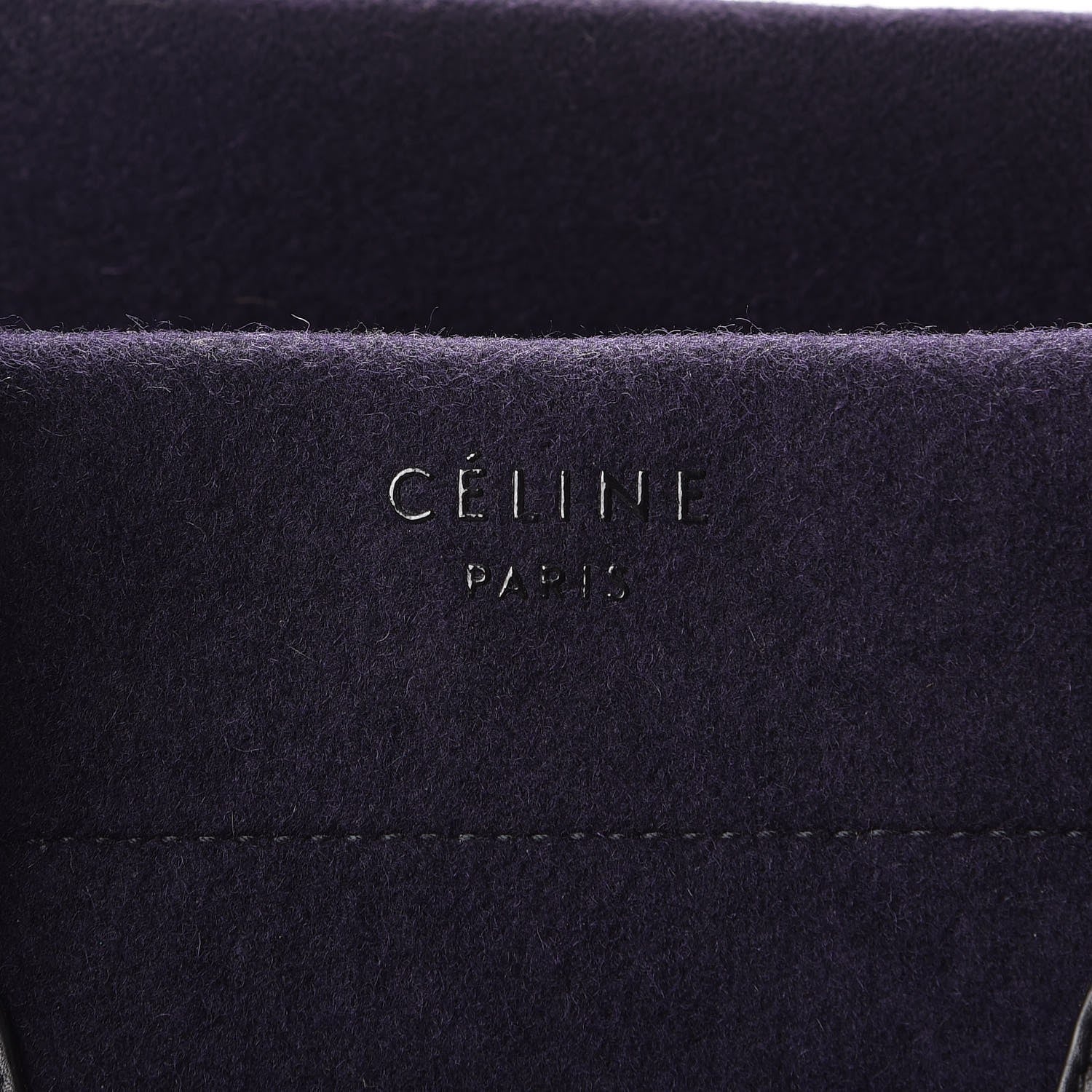 Celine Felt Medium Phantom Luggage Navy 6 of 8