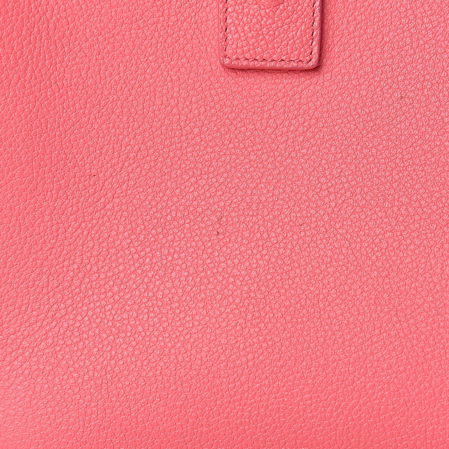 Grained Calfskin Baby Sac De Jour Rose Clair