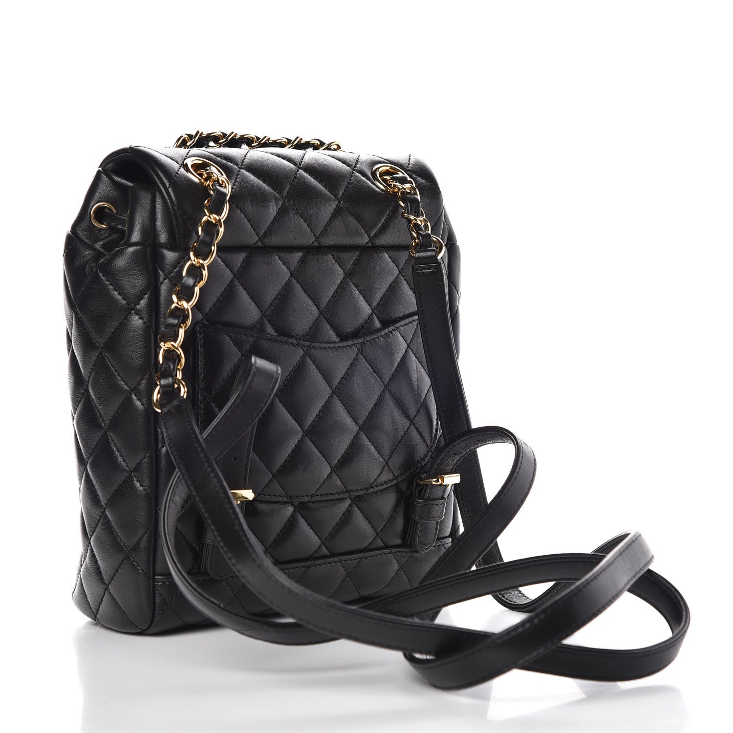 Chanel Calfskin Quilted Mini Urban Spirit Backpack Black 3 of 8