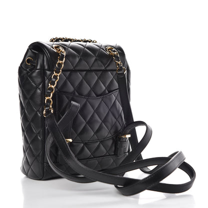 Chanel Calfskin Quilted Mini Urban Spirit Backpack Black 3 of 8