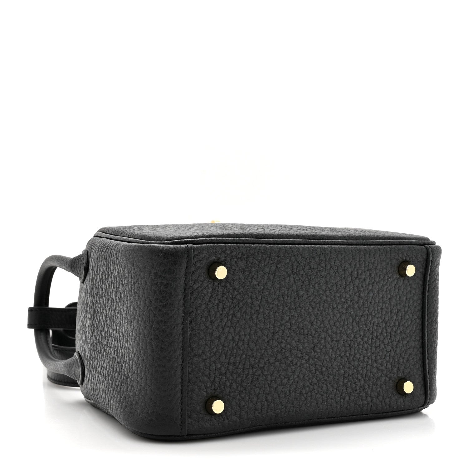 Hermes Taurillon Clemence Mini Lindy 20 Black 4 of 11