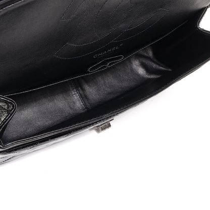 Chanel Distressed Patent 2.55 Reissue 227 Black 5 of 9