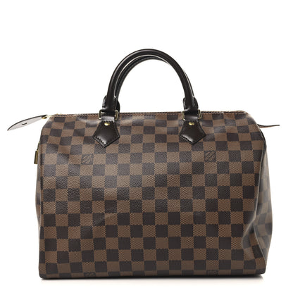 Louis Vuitton Damier Ebene Speedy 30 1 of 12