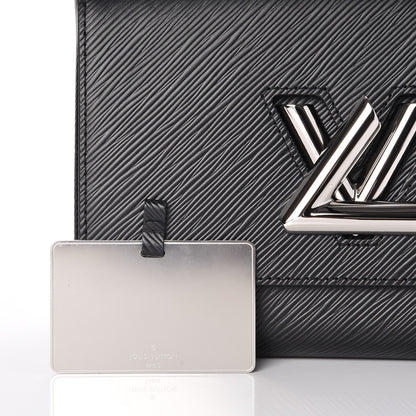 Louis Vuitton Epi Twist Shoulder Bag MM Black 8 of 9