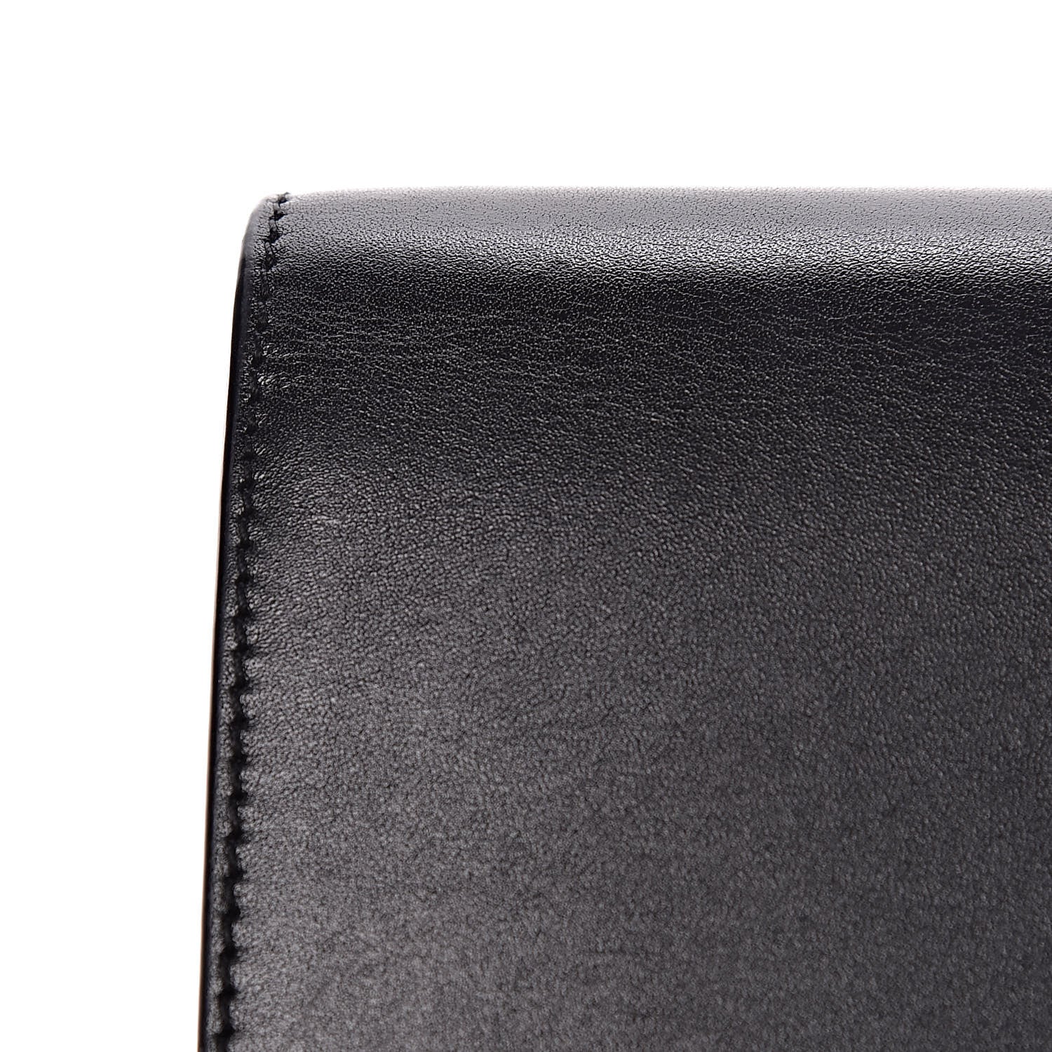 Saint Laurent Smooth Calfskin Classic Monogram Kate Tassel Chain Wallet Black 8 of 16
