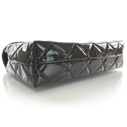 Chanel Vinyl Quilted In the Business Flap Bag Black 4 of 10