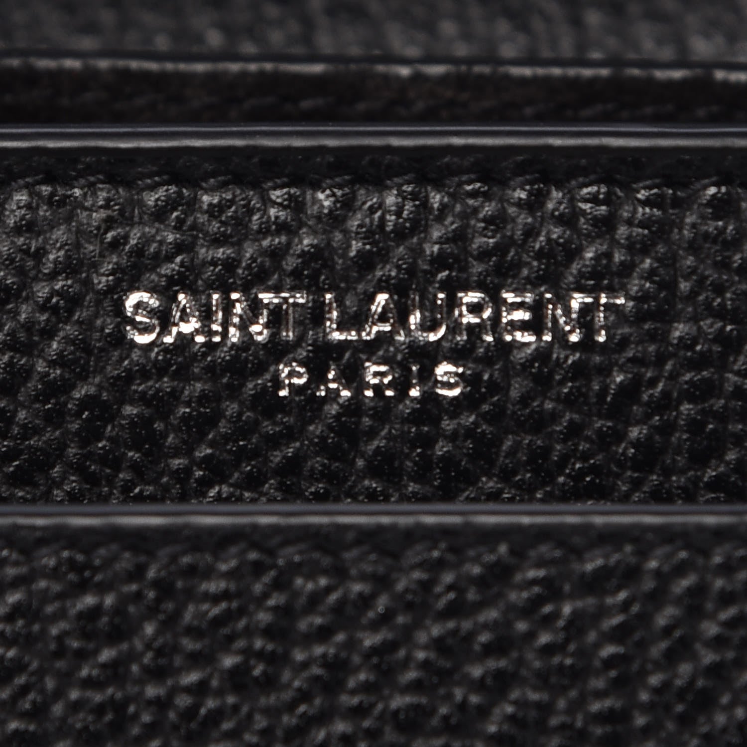 Saint Laurent Grained Calfskin Medium Monogram Sunset Satchel Black 8 of 9