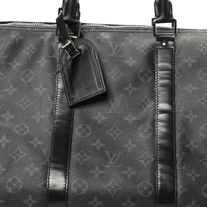 Louis Vuitton Monogram Eclipse Keepall Bandouliere 55 6 of 10
