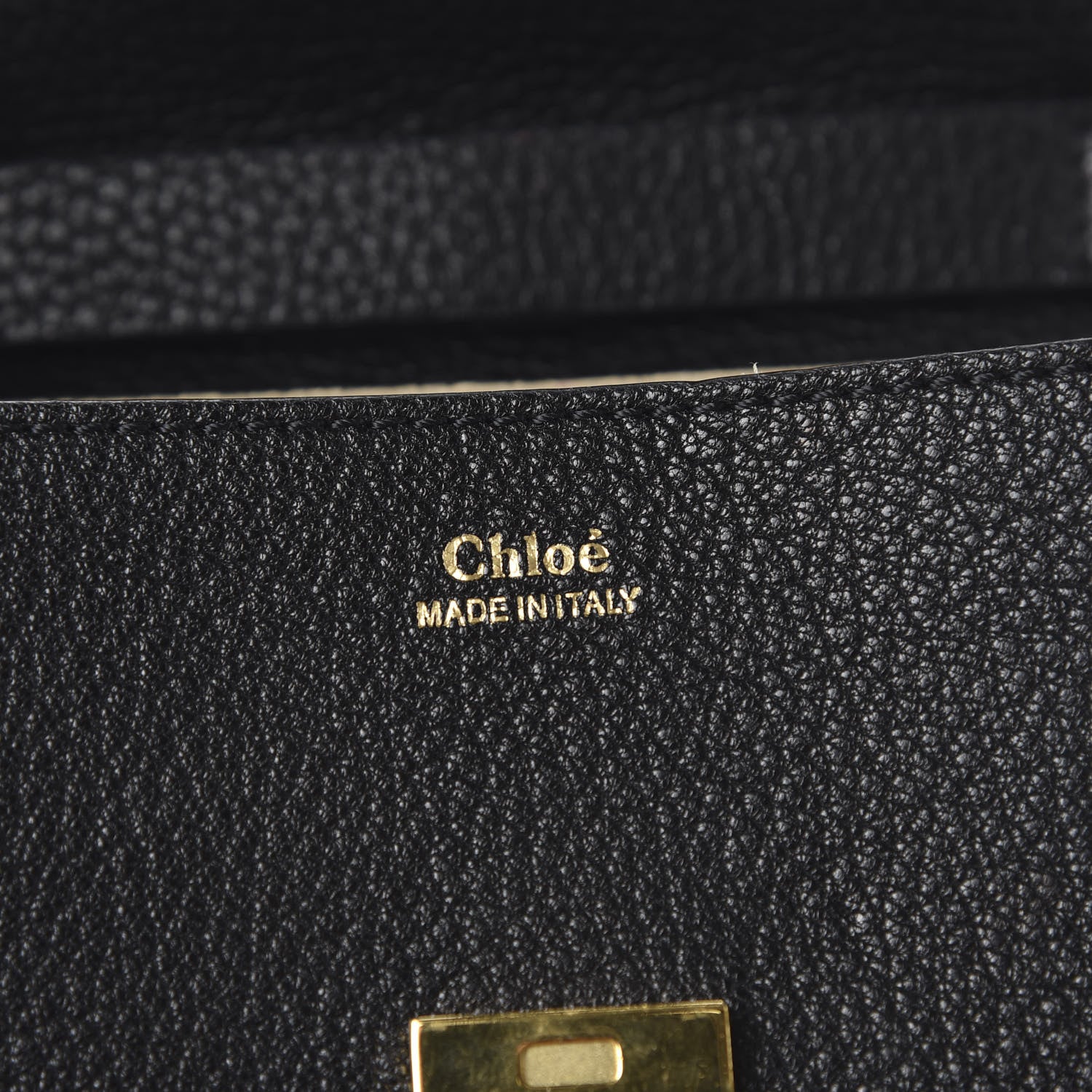 Chloe Grained Lambskin Mini Drew Shoulder Bag Black 8 of 9