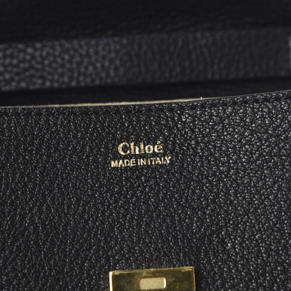 Chloe Grained Lambskin Mini Drew Shoulder Bag Black 8 of 9