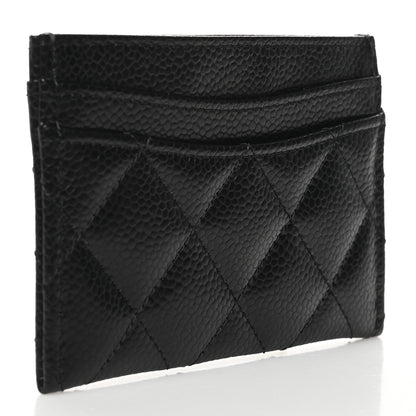 Chanel Caviar Quilted Card Holder Black 3 of 11
