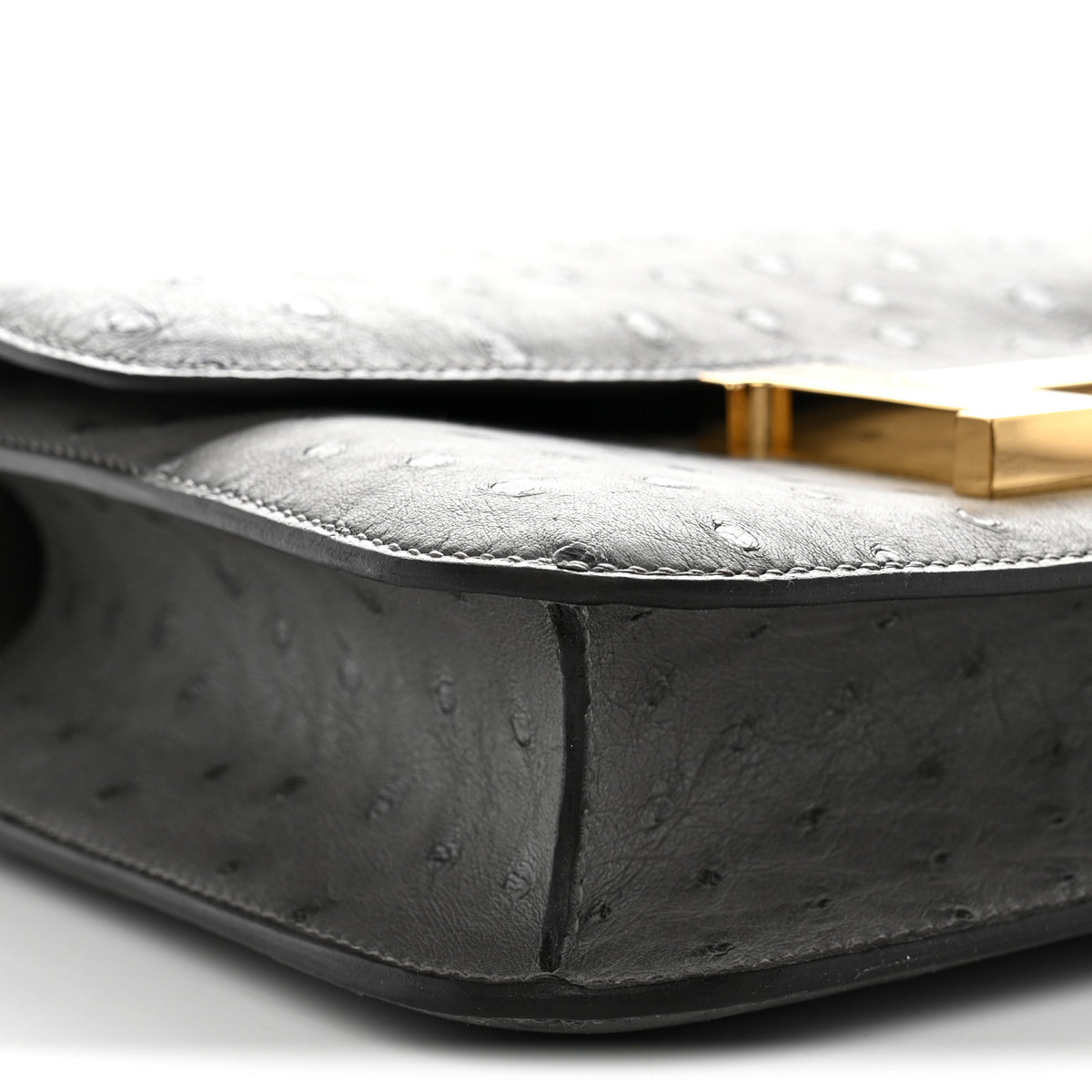 Hermes Ostrich Constance 1-24 Gris Meyer 9 of 11