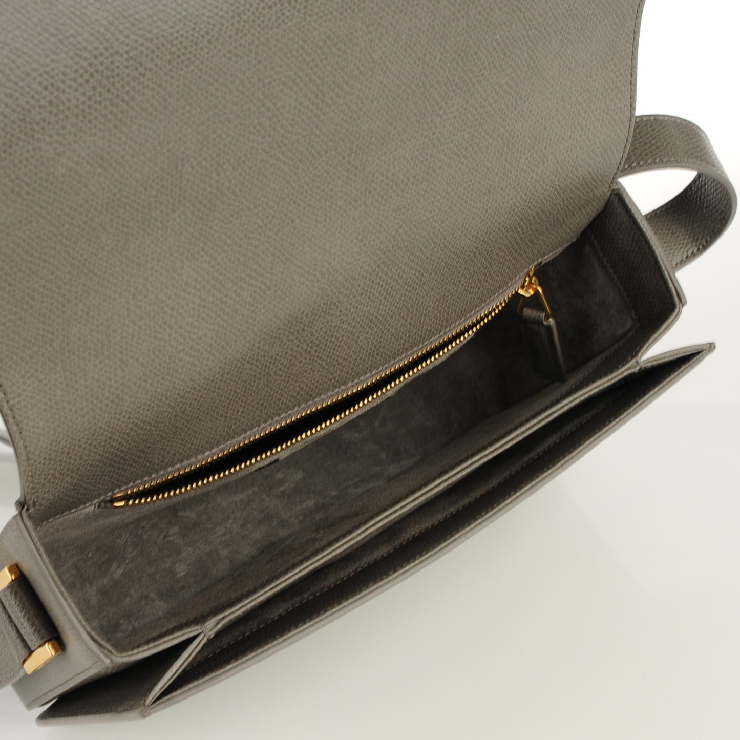 Textured Calfskin Medium Classic Monogram Universite Bag Fog