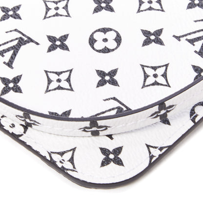 Louis Vuitton Monogram Giant Neverfull MM GM Pochette White 4 of 7
