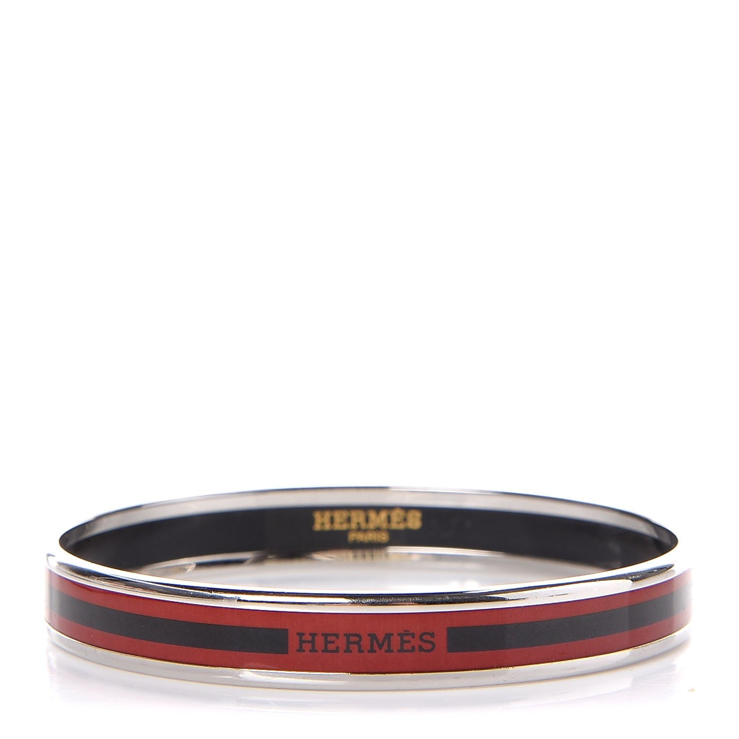Hermes Enamel Printed Narrow Bracelet 1 of 5