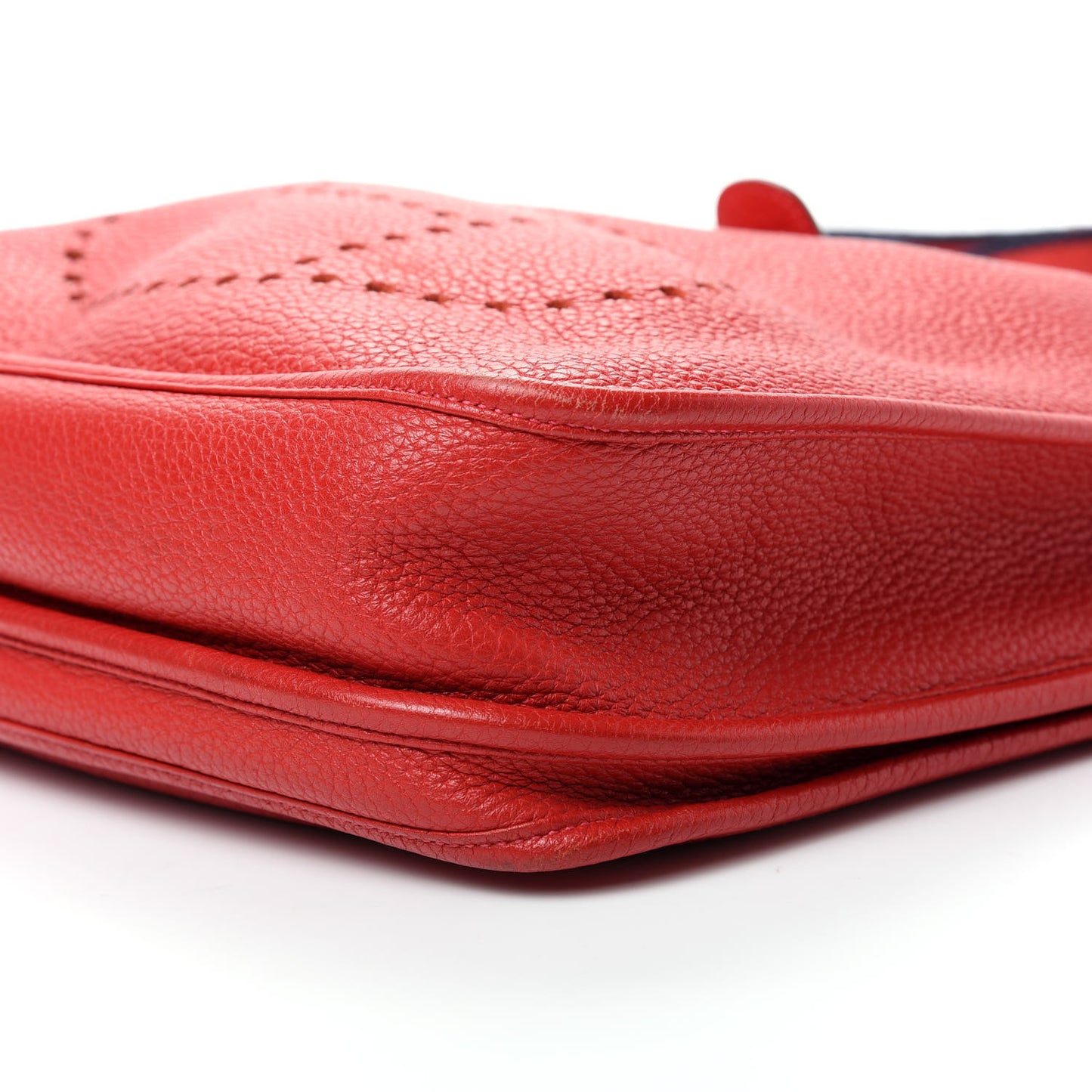 Taurillon Clemence Amazone Evelyne III PM Rouge Casaque Bleu Obscur
