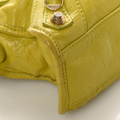 Balenciaga Agneau Giant 12 Gold Hardware Mini City Jaune Poussin 7 of 11