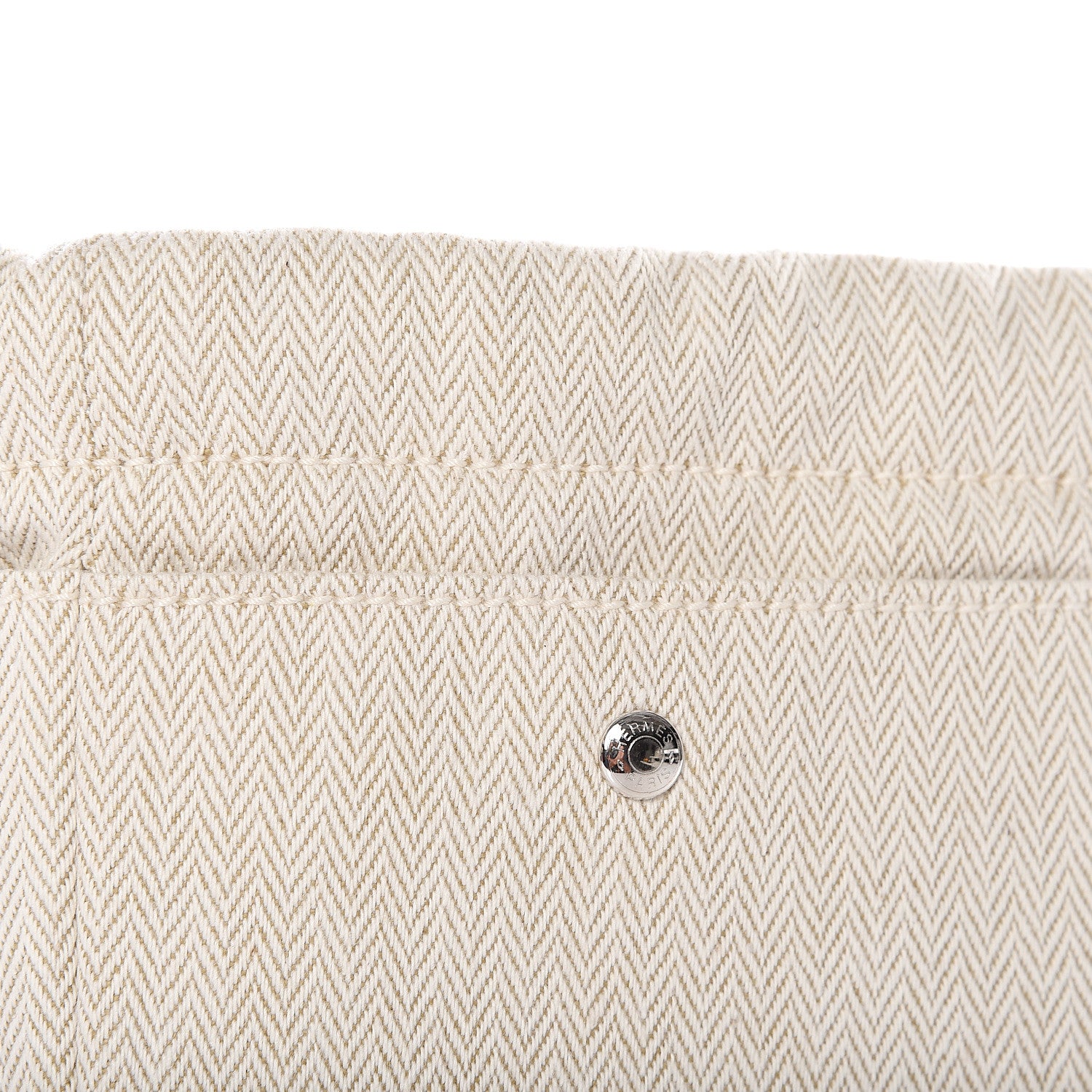 Hermes Canvas Barenia Fourbi 20 PM Pouch Naturel Fauve 9 of 10