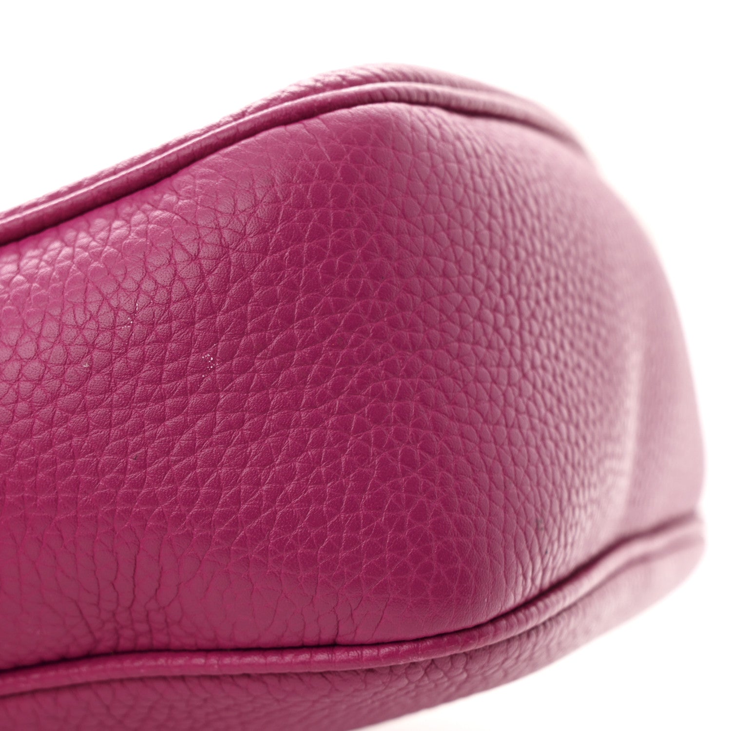 Gucci Pebbled Calfskin Small Soho Disco Bag Bright Bouganville 12 of 12