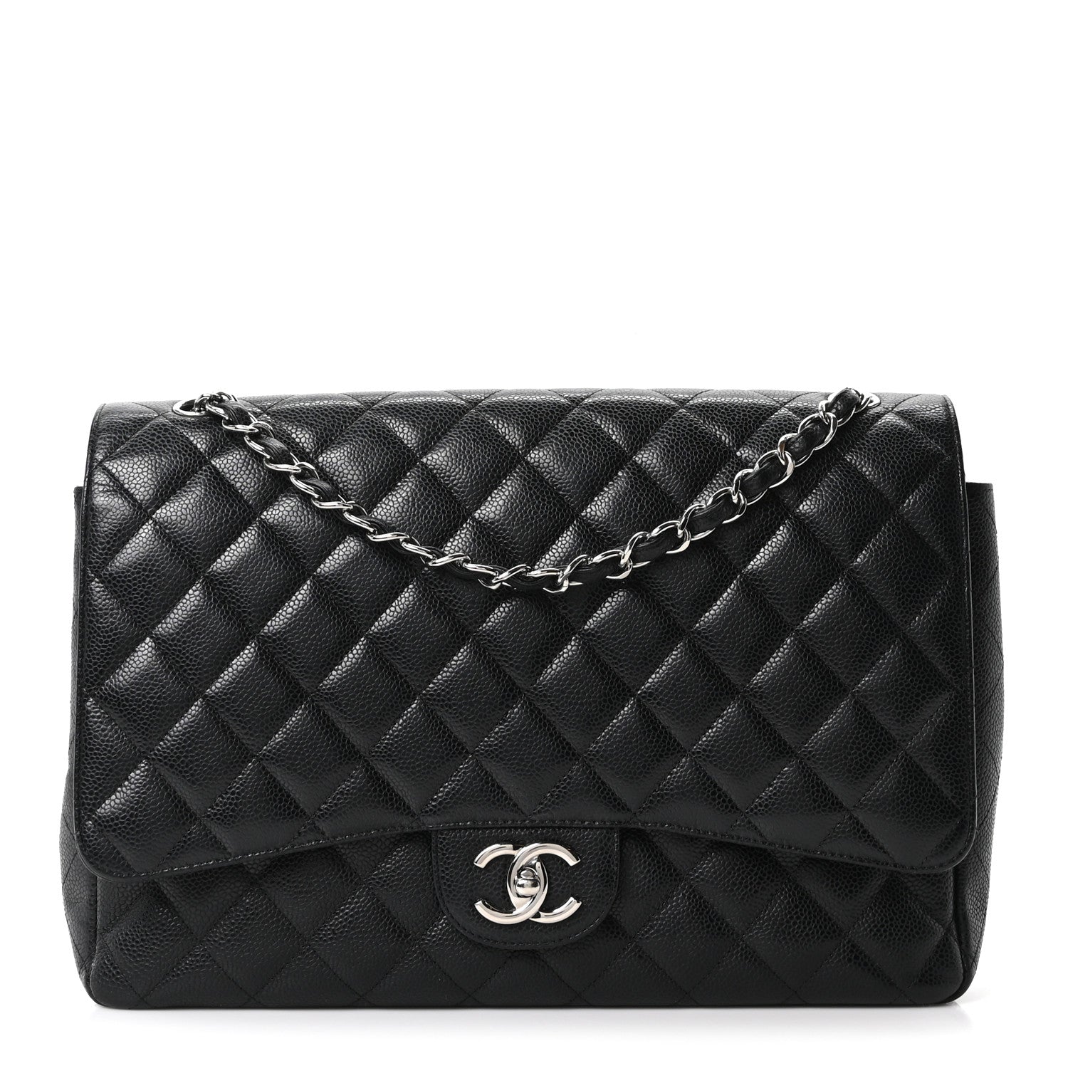 Chanel Caviar Quilted Maxi Double Flap Black 1 of 10