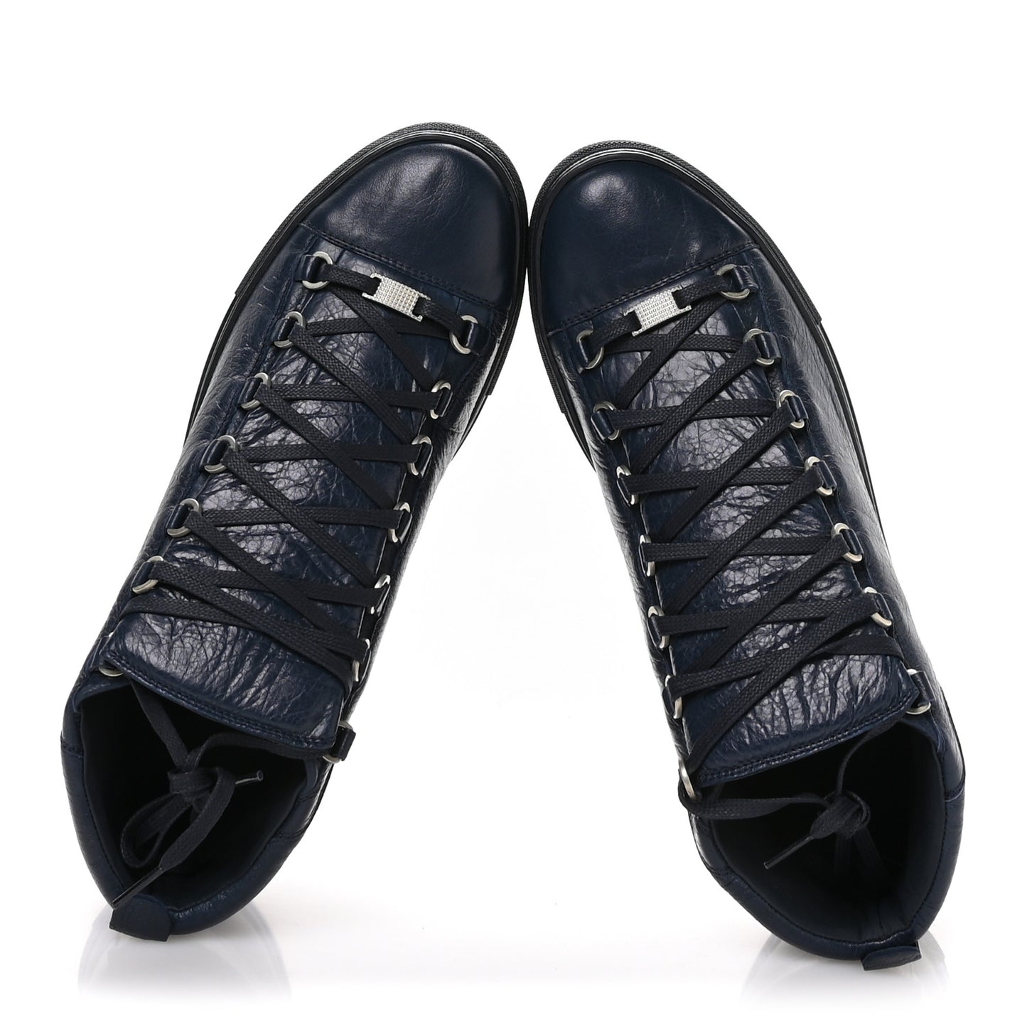 Agneau Arena Opaque Mens High Top Sneakers 43 Bleu Obscur