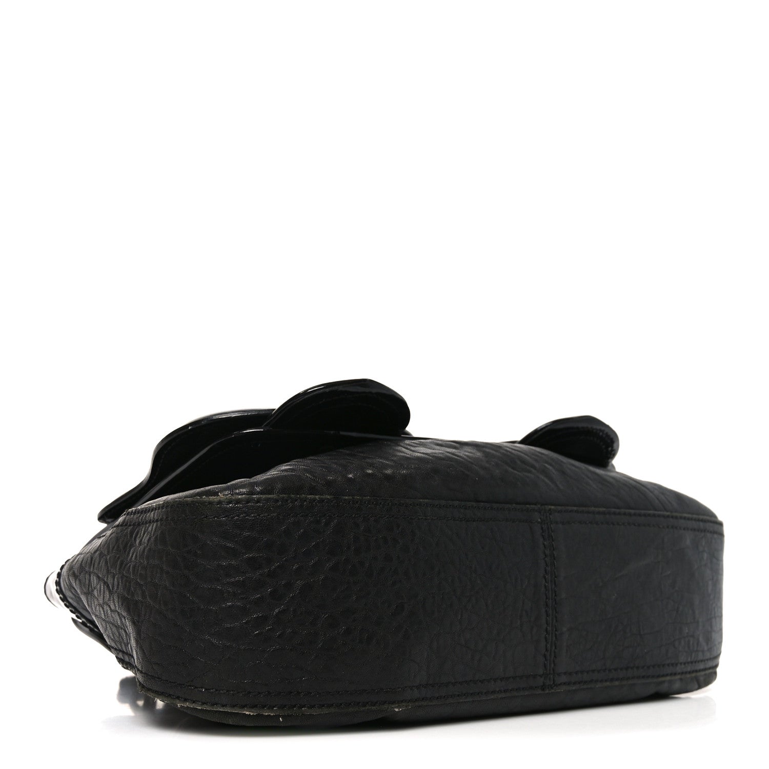 Fendi Nappa Patent B Bag Black 4 of 13