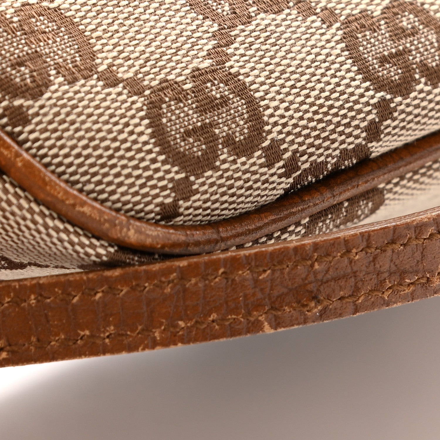 Gucci Monogram Boat Pochette Brown 18 of 19