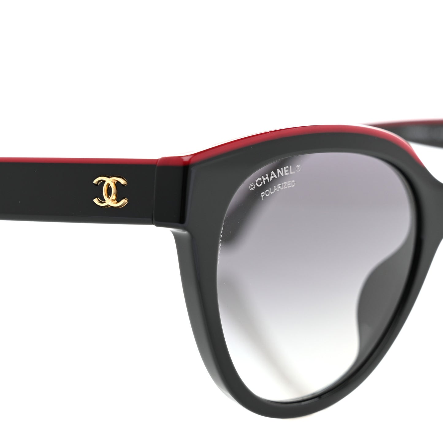 Acetate CC Butterfly Sunglasses 5414 Black Red