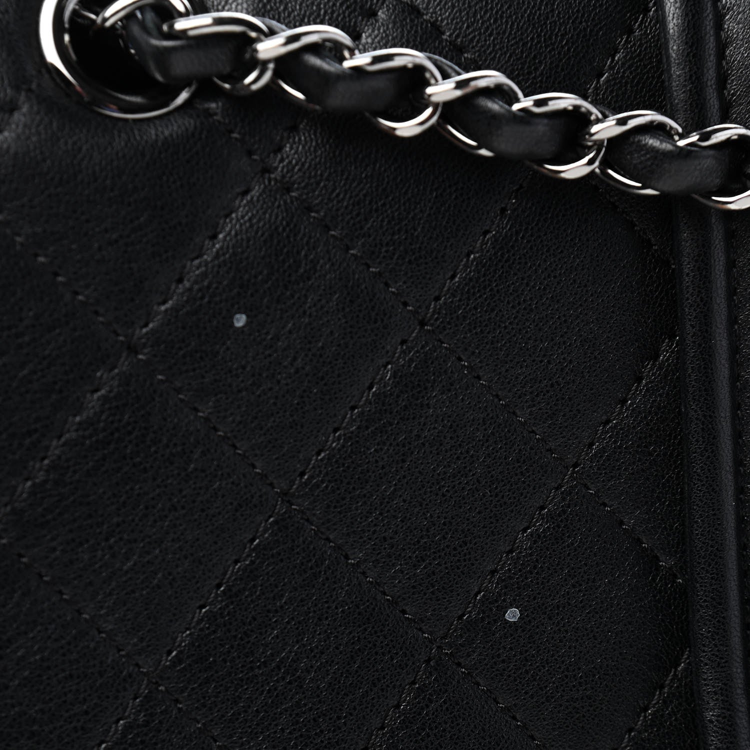 Chanel Lambskin Quilted Elementary Chic Flap Black 9 of 9