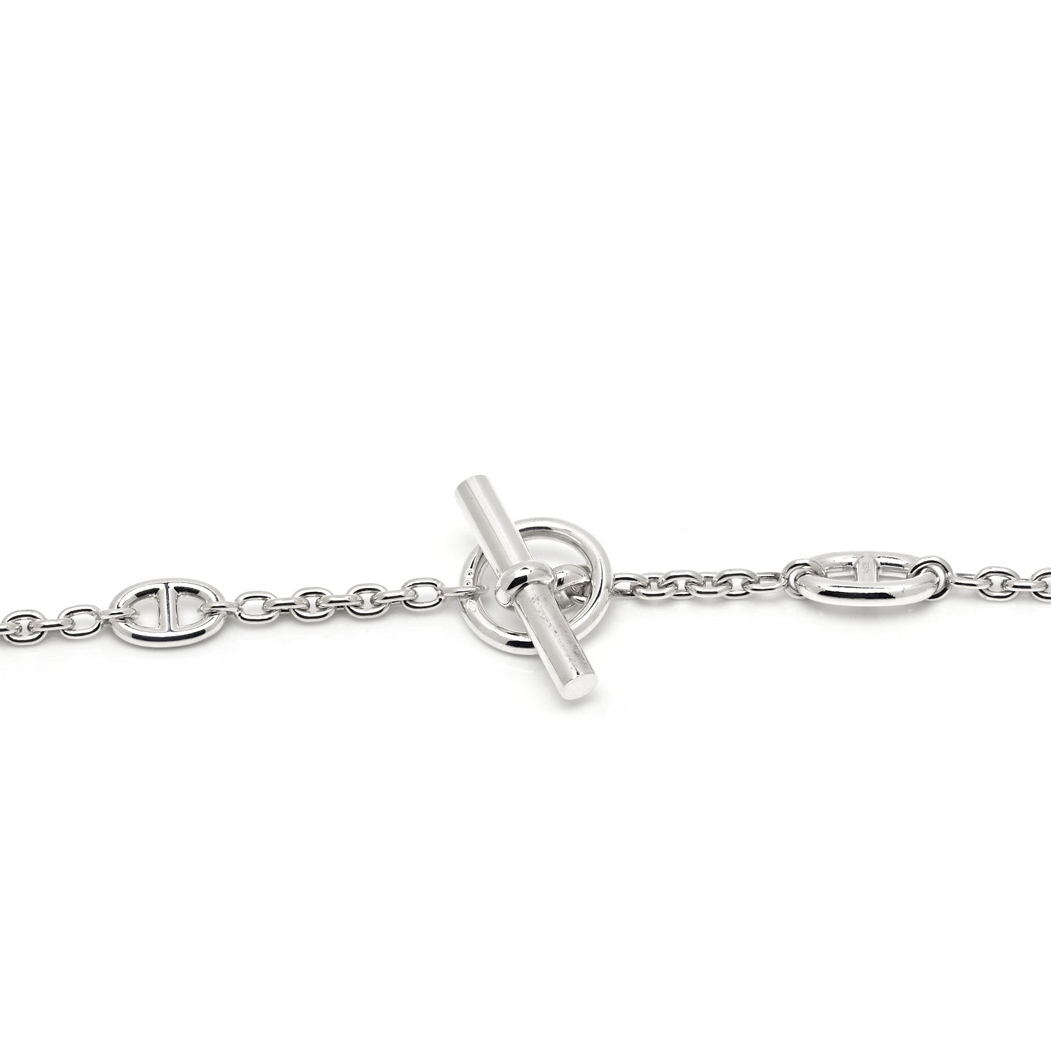 Hermes Sterling Silver Farandole Necklace 120 3 of 6