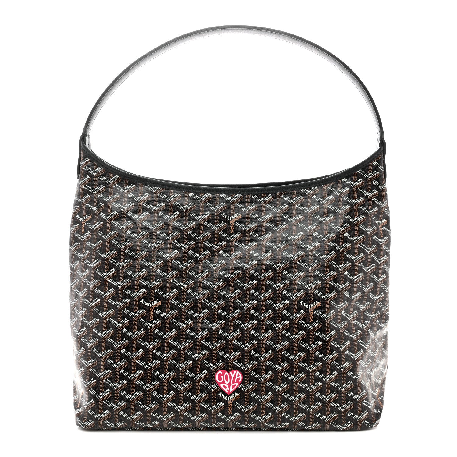 Goyard Goyardine Coeur Boheme Hobo Black 1 of 11